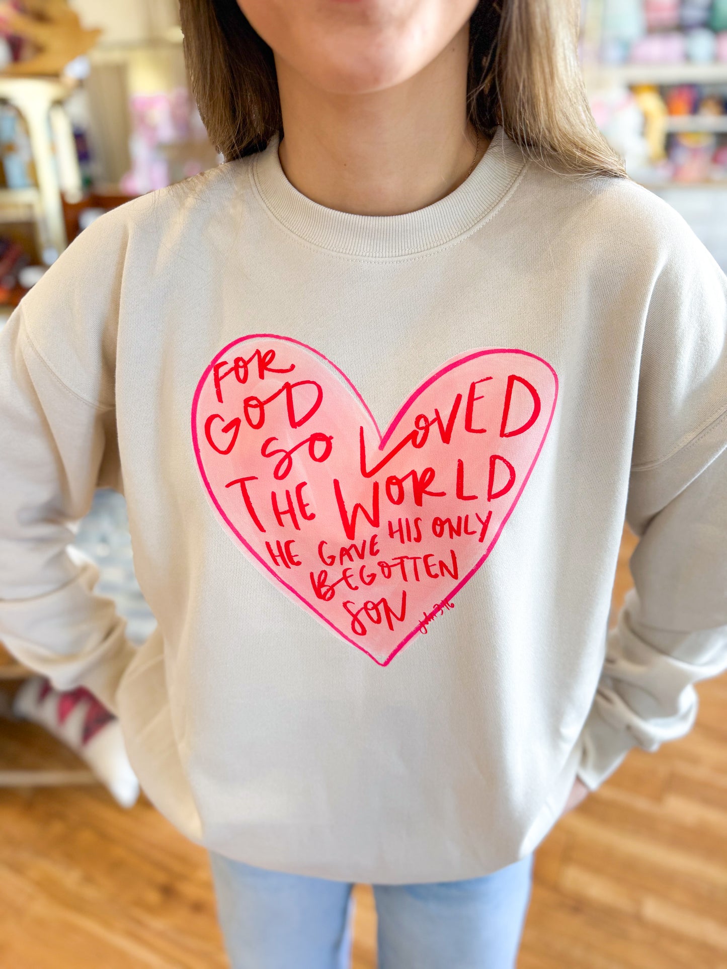 Sample- For God So Loved Sweatshirt