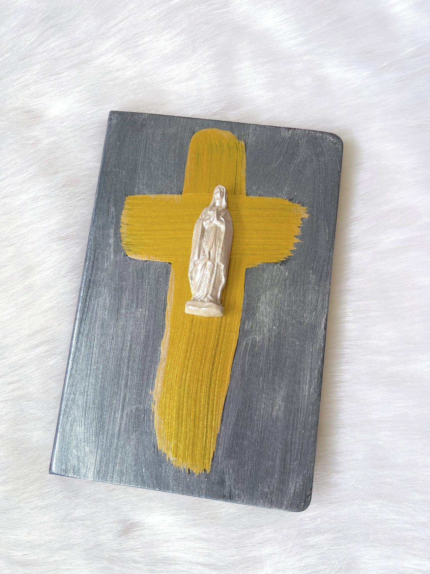 Slate Grey Journal with Mary