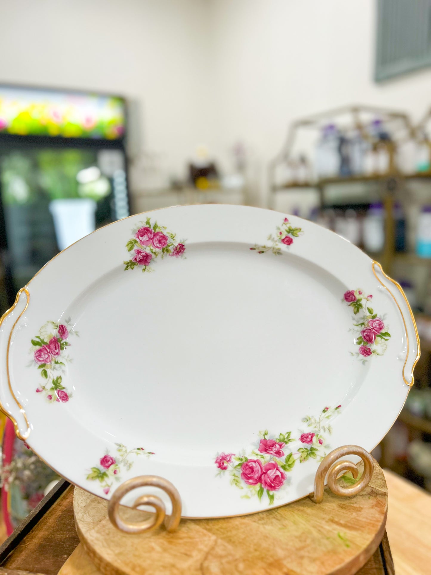 The Moss Rose Platter