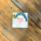 4x4 Jolly Aqua Santa Coaster
