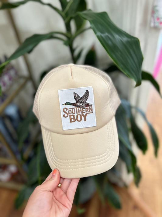 Tan Southern Boy Trucker Hat