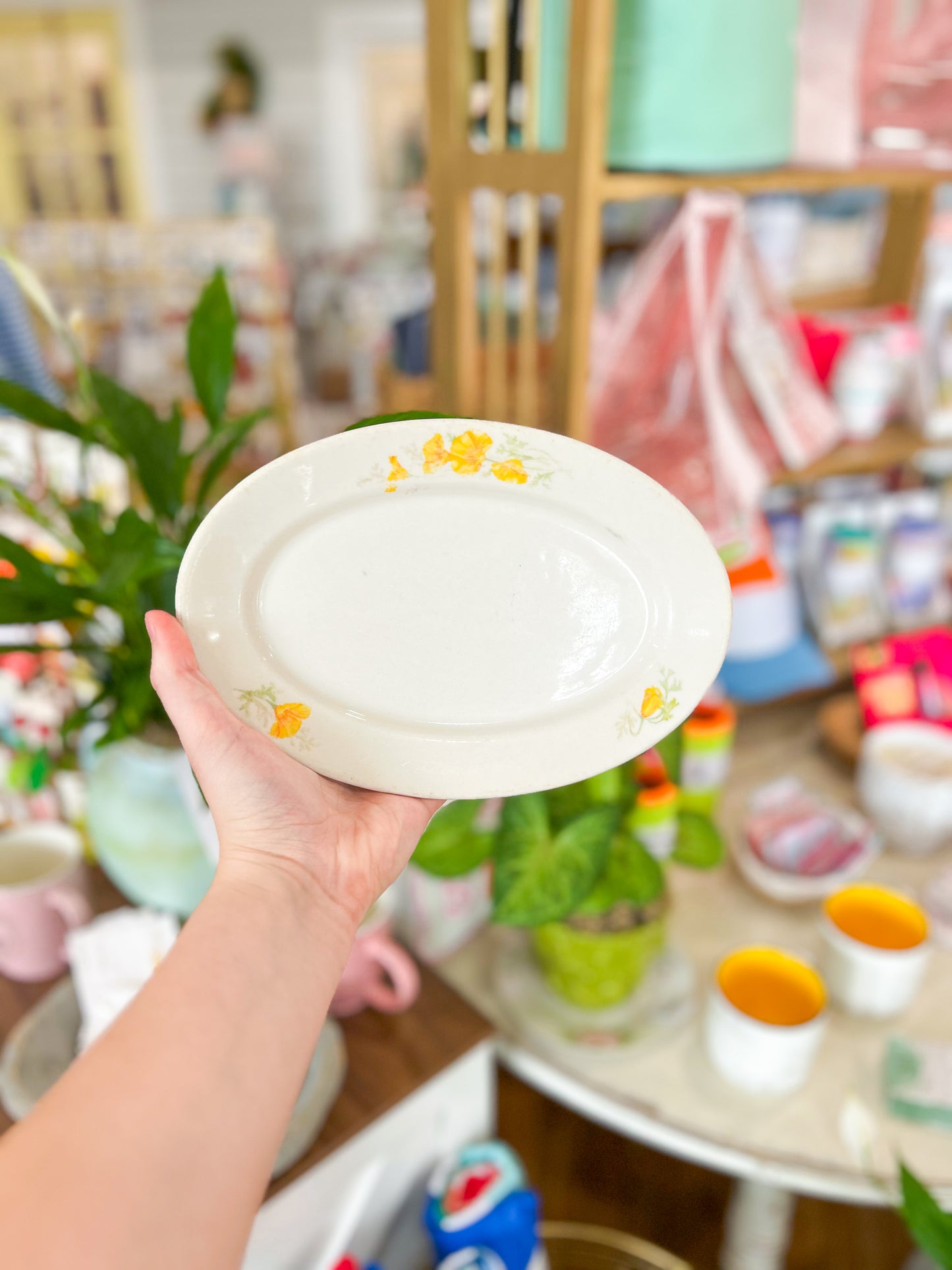 Syracuse China Poppy Pattern Plate