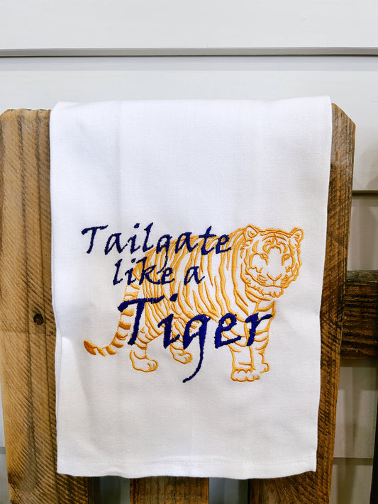 Tailgate Like A Tiger Hand Towel