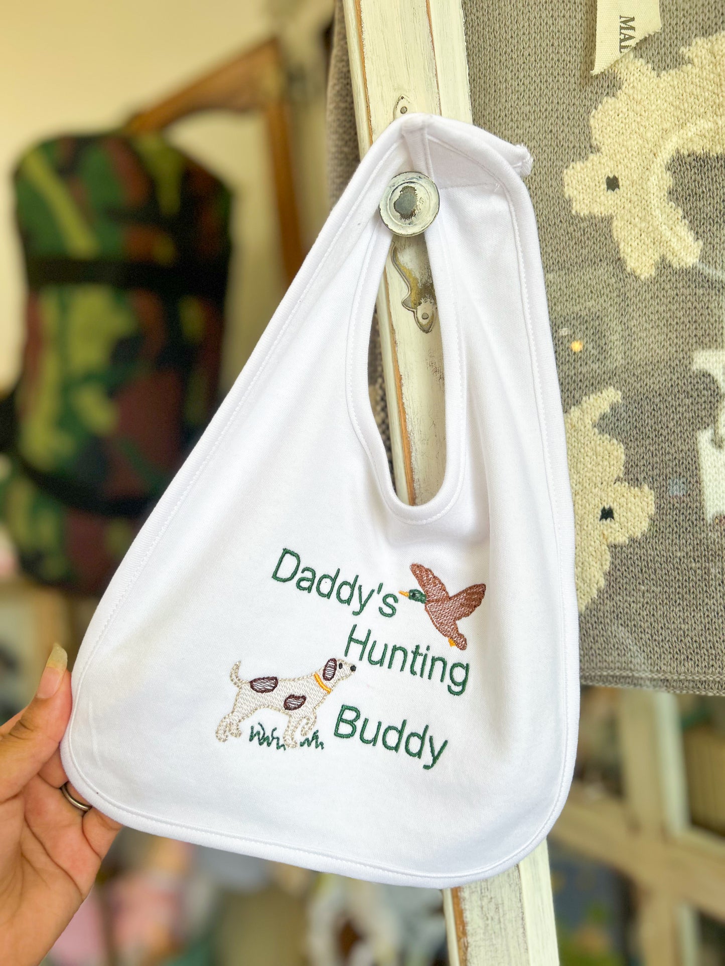 Daddy's Hunting Buddy Bib