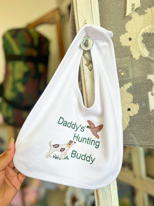 Daddy's Hunting Buddy Bib