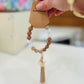Rubber Bead Keychain