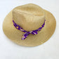 Gold LSU Fedora Hat