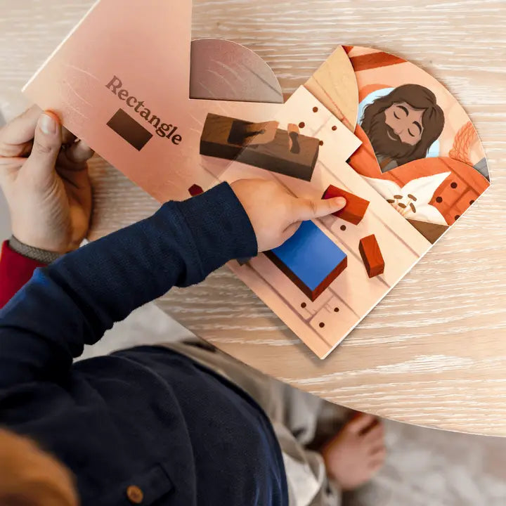 Joseph's Workshop of Shapes Board Book