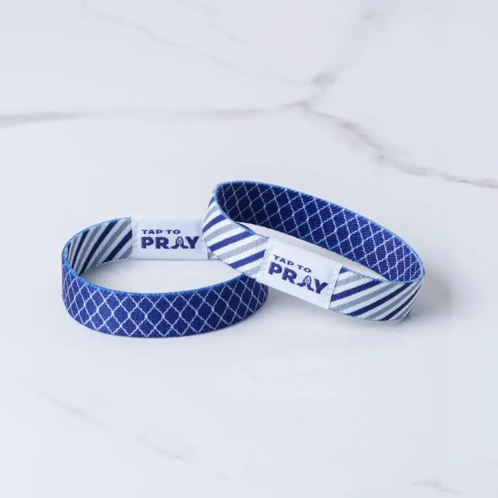 MEDIUM Tap To Pray™ Wristbands - Graphite & Ink