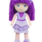 Voilet Soft Doll- Dots & Stripes