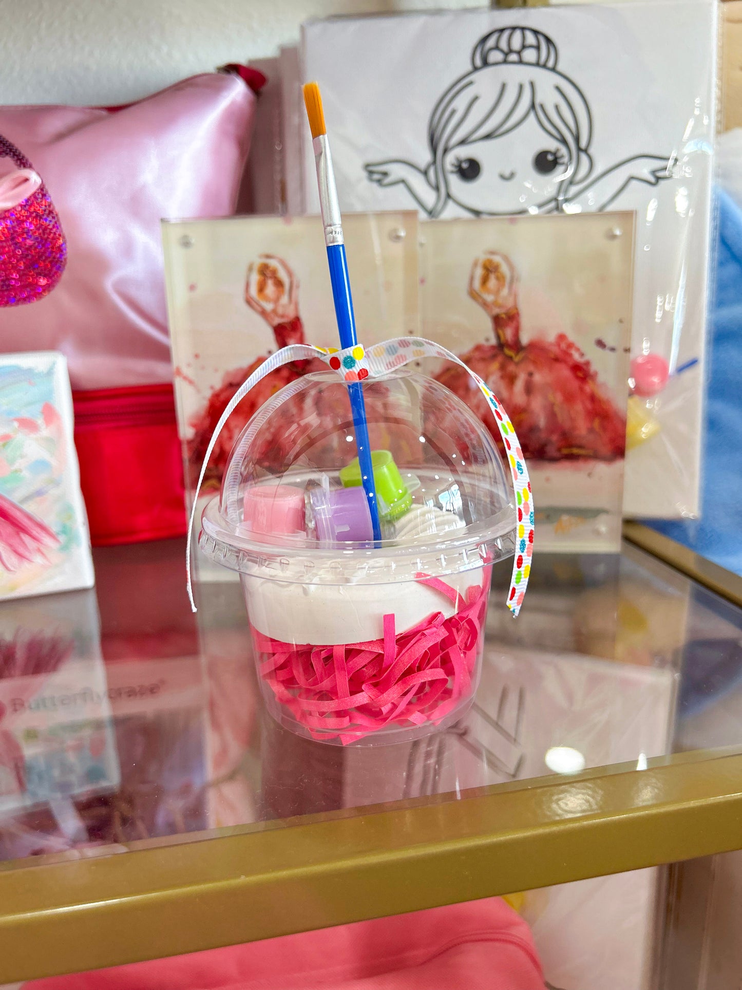 Donut Fun Cup Paint Set- Paint Your Own Plaster