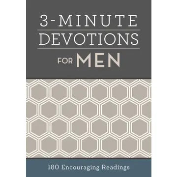 3 Minute Devotionals for Men- Grey