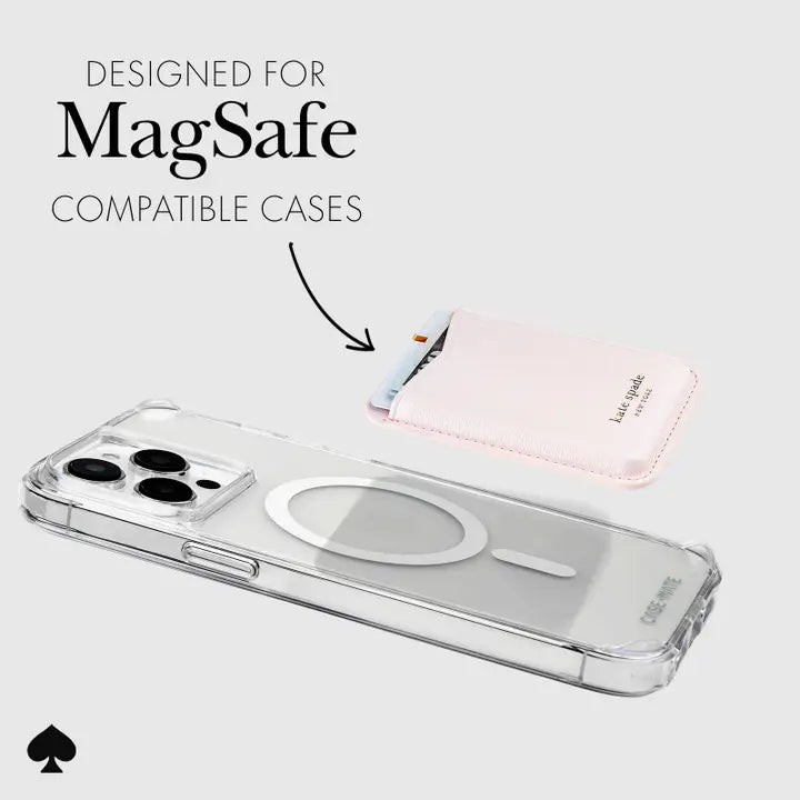 Kate Spade New York Wallet Magsafe Pale Dogwood- Light Pink