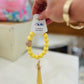 Rubber Bead Keychain