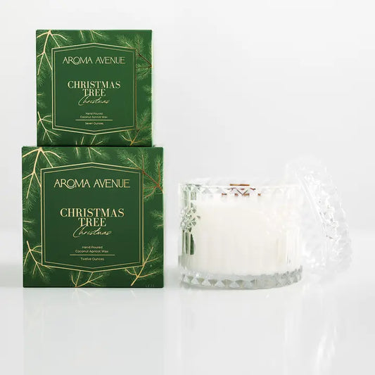 Aroma Avenue Christmas Tree 7oz. Candle