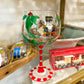 Classic Nutcracker and Mistletoe Wine Glass