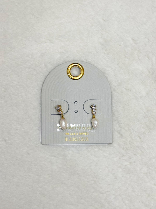 Pearl Drop Dangle Earrings