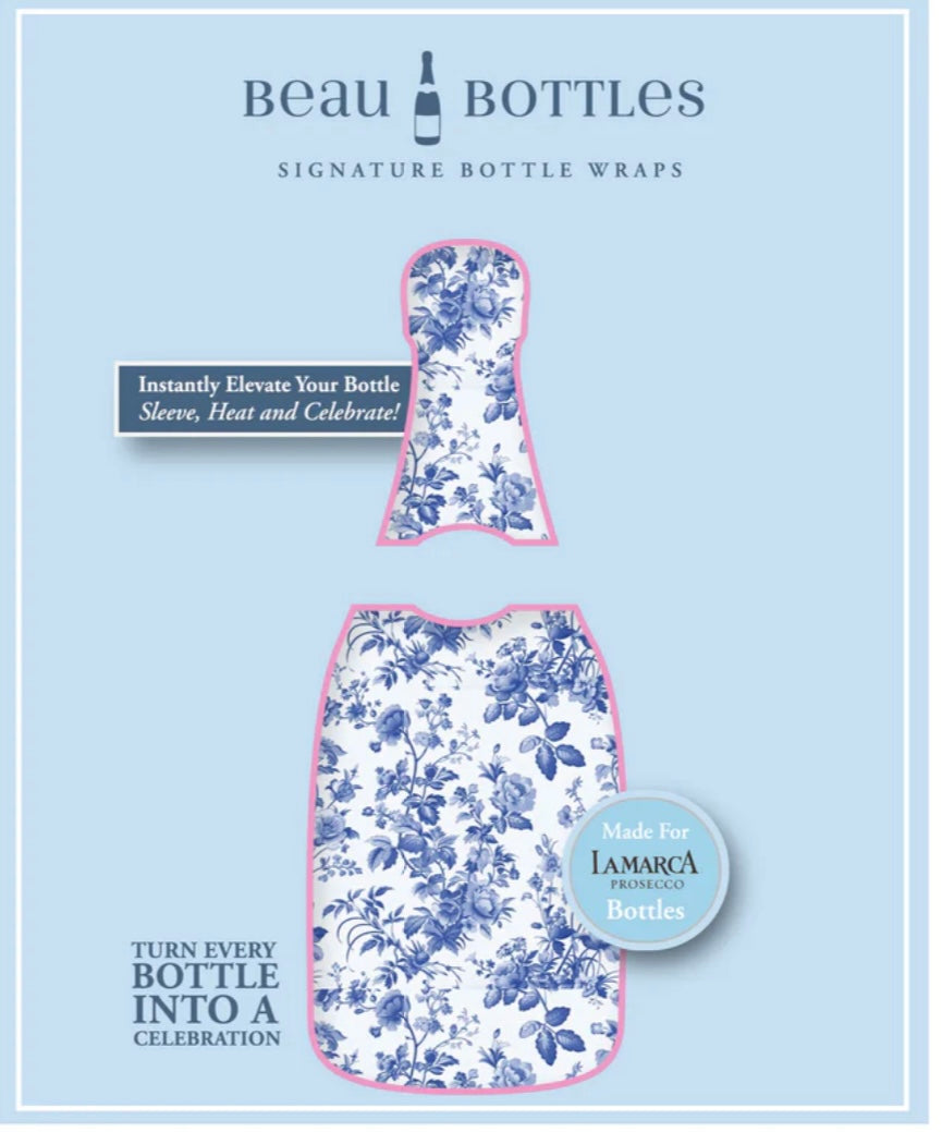 Beau Bottle Grandmillenial Blue Floral- La Marica Edition