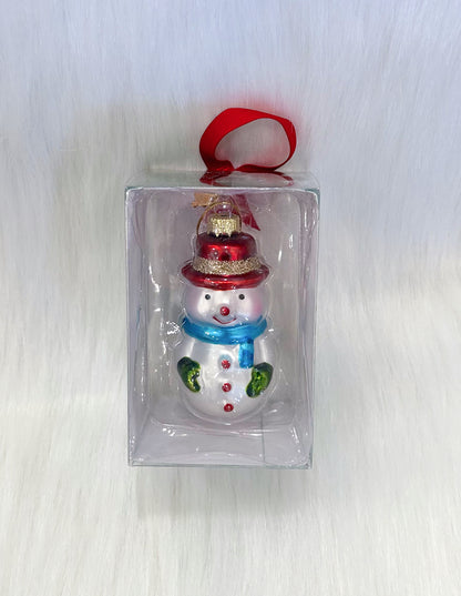 Snowman Medallion Collection Ornament