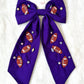 Football Glamour Hair Bow