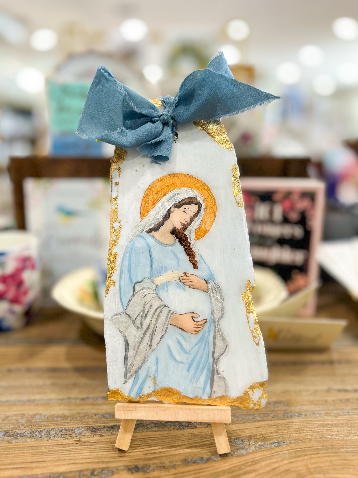 Blessed Mother and Baby Jesus 2- Kathryn Lanclos Art