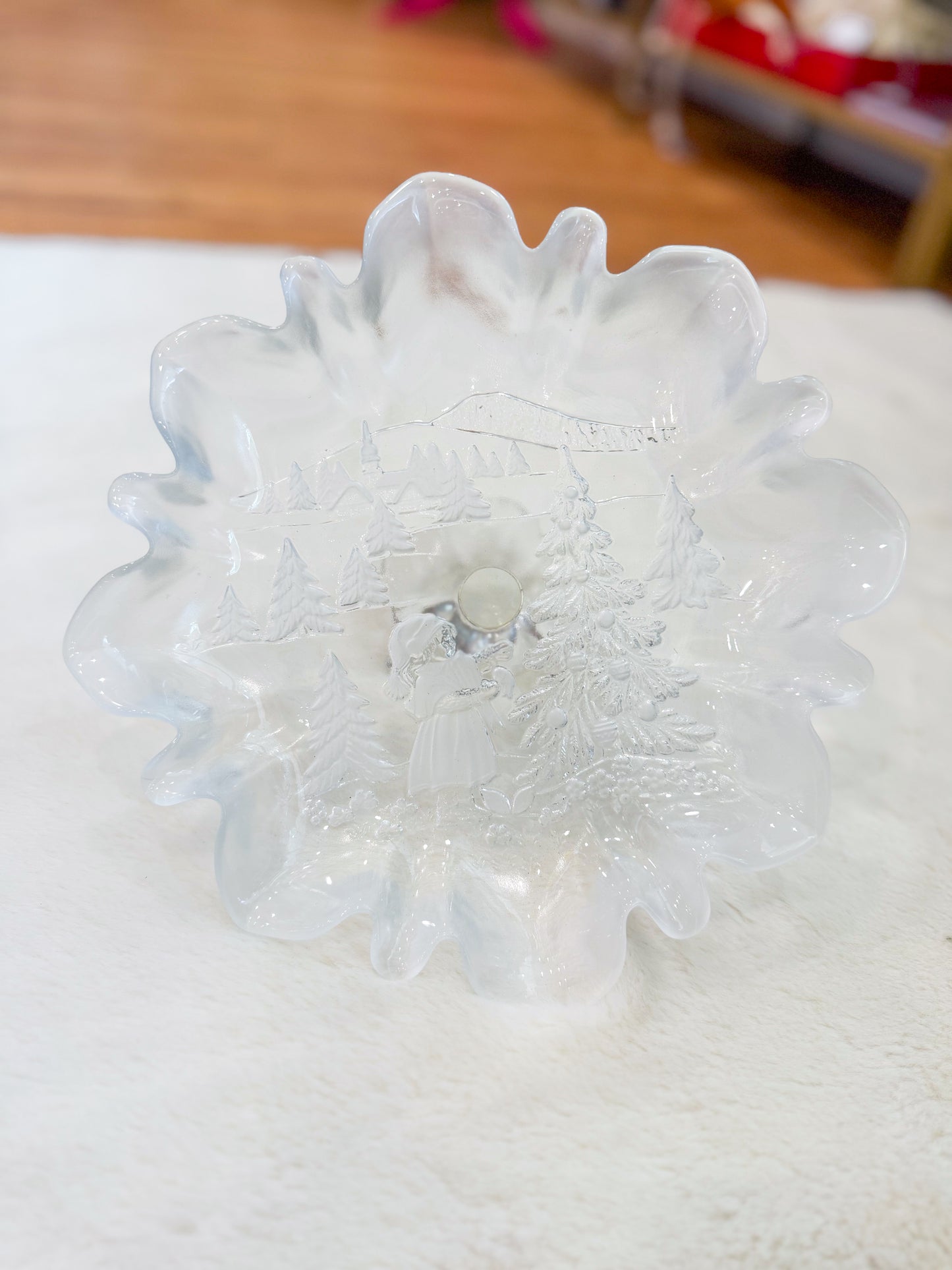 The Christmas Story Pedestal Plate