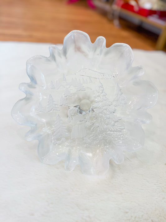 The Christmas Story Pedestal Plate