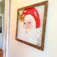 Santa 2026 Framed Art 24x24