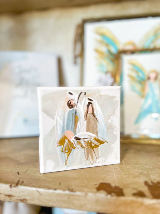 Gospel News 4X4 Oh Holy Family Canvas Art