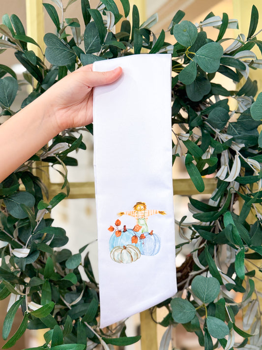 Pumpkin Patch Pal Wreath Sash