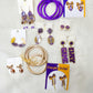 #1 Fan Football Stud Earrings