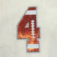 Patch- Football Number 4