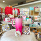 30oz Pink Faded Ombre Handled Tumbler