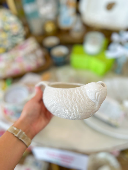 Vintage Turkey Gravy Boat