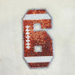 Patch- Football Number 6