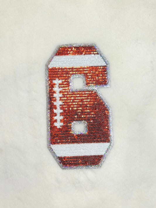 Patch- Football Number 6