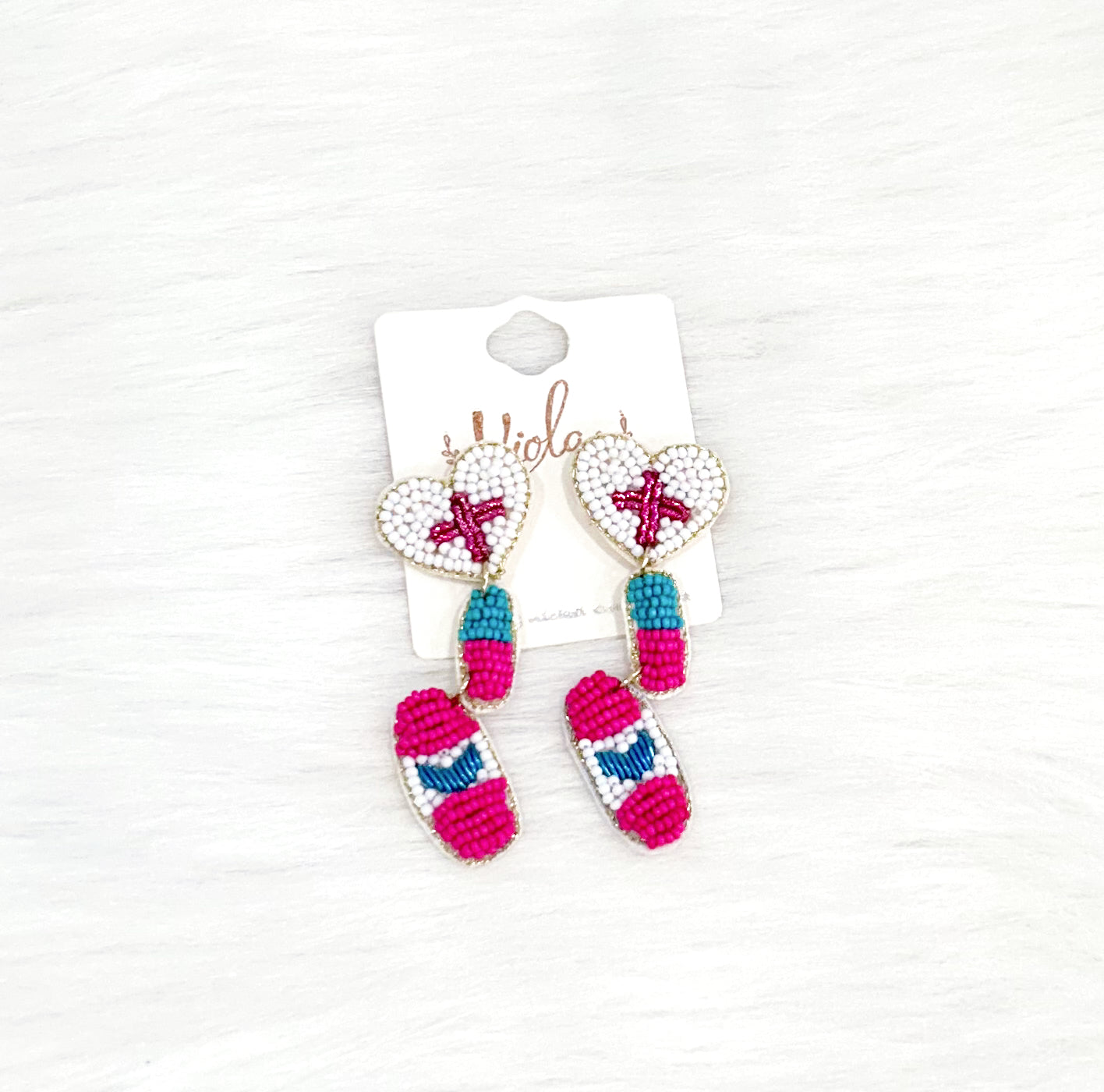 Nurse/Medical Beaded Earrings