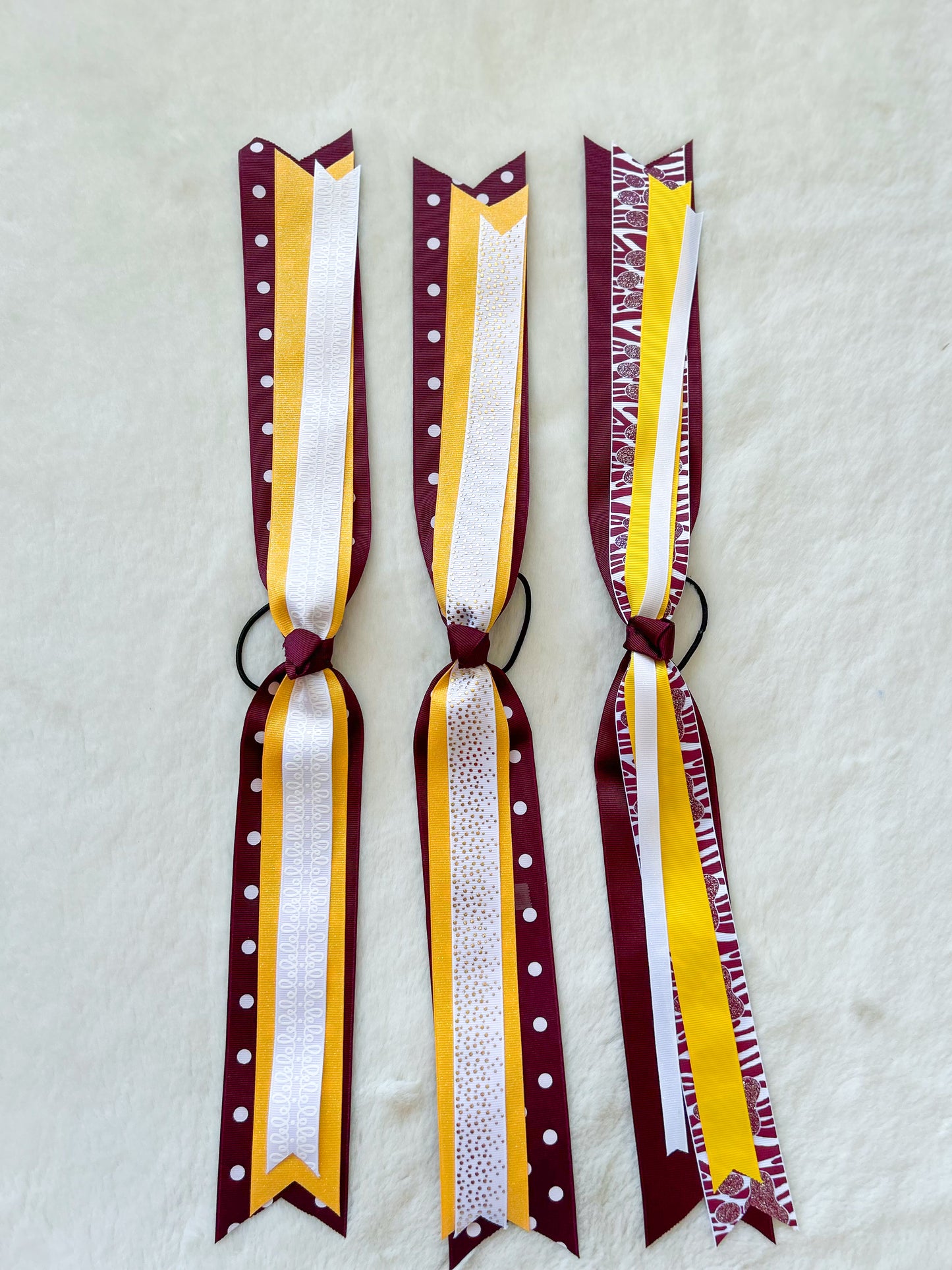 Spirit Spark Maroon/Gold Streamer