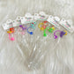 Dino Glass Straw With Color