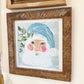 Mr. Claus Rosey Cheek Santa Framed Art 12x12
