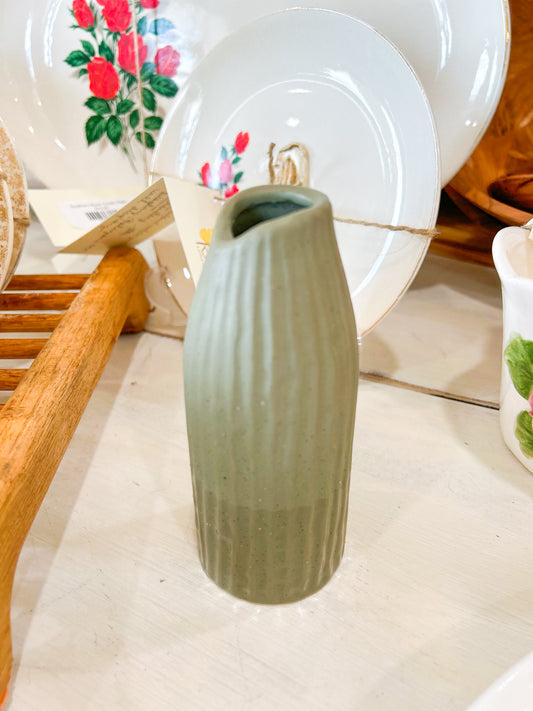 Anthropologie Grey Bloom Vase