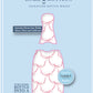 Beau Bottles Granmillenial Pink Bows- La Marca Edition Champagne Bottle Wrap