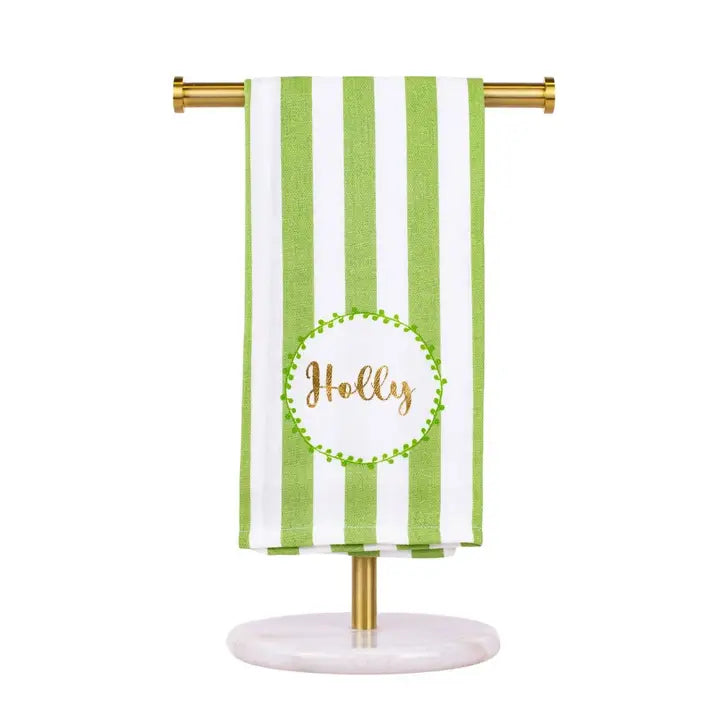 Holly's Hobbies Script Hand Towel