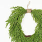 24inW Heart Twig Wreath-Soft Touch Evergreen Norfolk