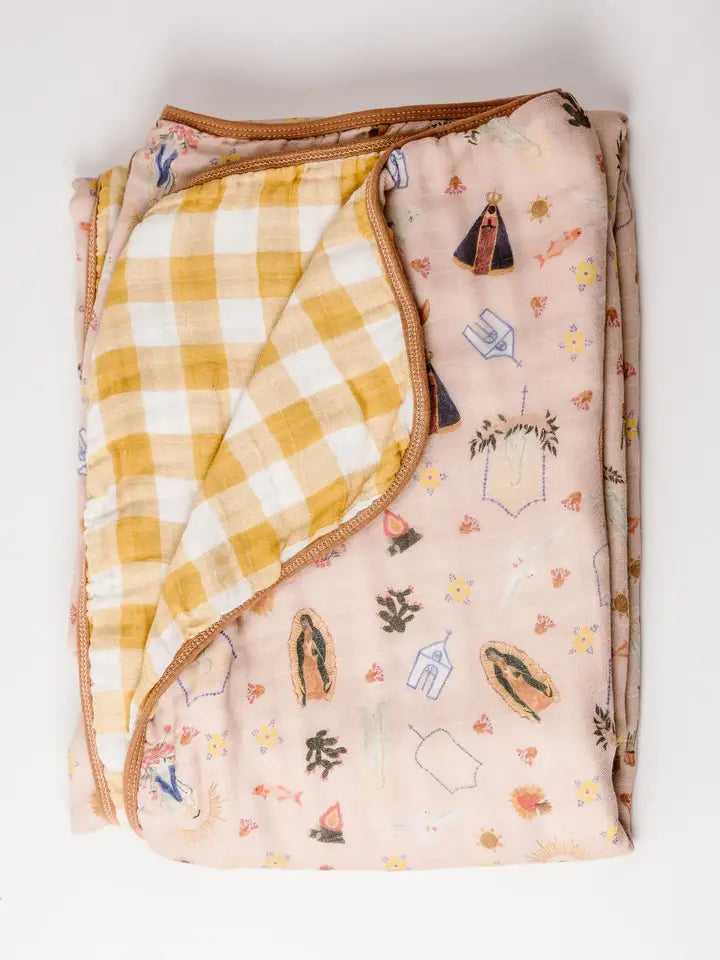 Pink Marian Deluxe Muslin Quilt