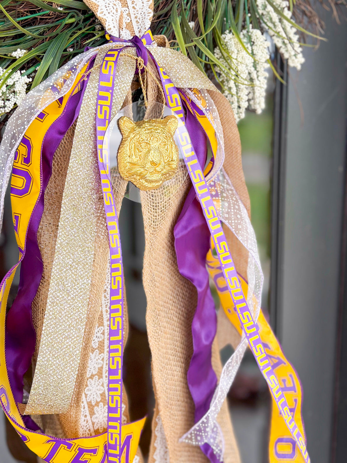 Tiger Spirit Disc Ornament