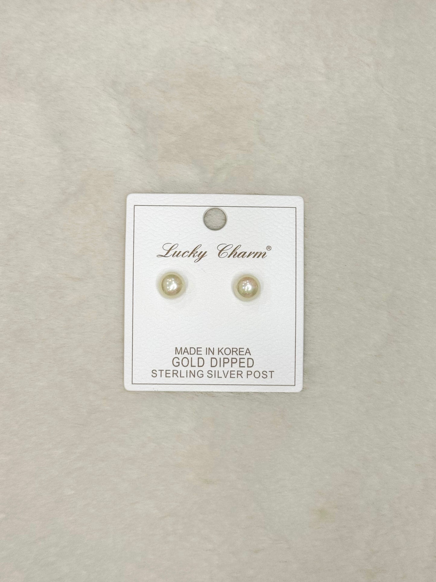 Poppy Simple Pearl Stud Earrings