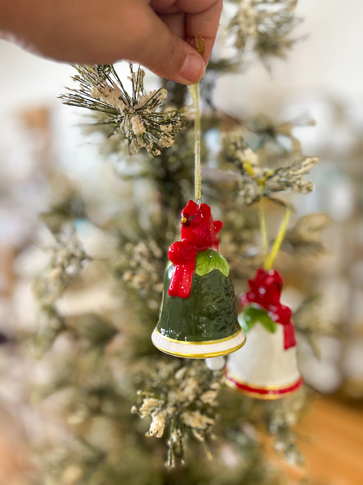 Jingle Bell Ornament Red/Green