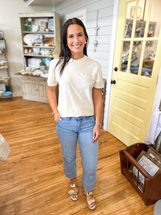 Ivory- Basic Fit T-Shirt Comfort Colors