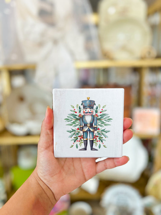 Ceramic Nutcracker Coaster